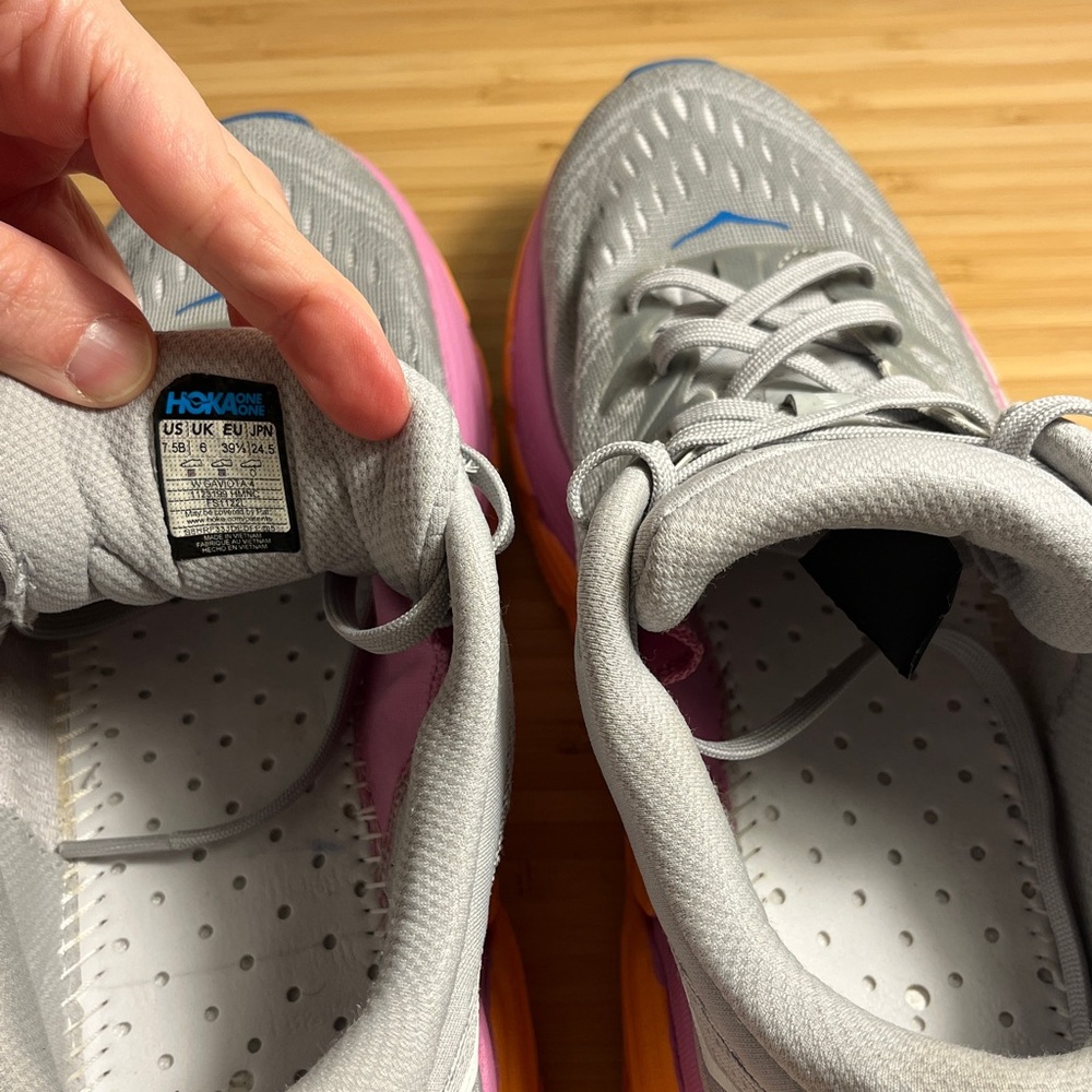 HOKA Gaviota 4 Harbor Mist / Nimbus Cloud Running Shoes - Picture 9 of 10